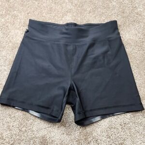Puma Womens Black Running Training Shorts Silicone Grip Hem Size Small S